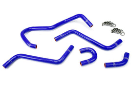 HPS Performance High Temp 3-ply Reinforced Silicone, Replace OEM Rubber Radiator Coolant Hoses (57-1345-BLUE)