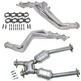 BBK Performance Parts 96-98 MUSTANG COBRA 1-5/8 LONG TUBE HEADERS PLUS MID PIPE (SILVER CERAMIC) - 15323