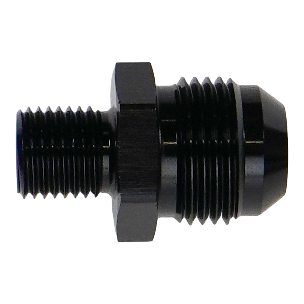 DeatschWerks 10AN Male Flare to M14x1.5 Metric Male Adapter (6-02-0624-B)