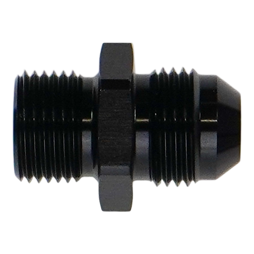 DeatschWerks 8AN Male Flare to M18x1.5 Male Inverted Flare Adapter (6-02-0645-B)