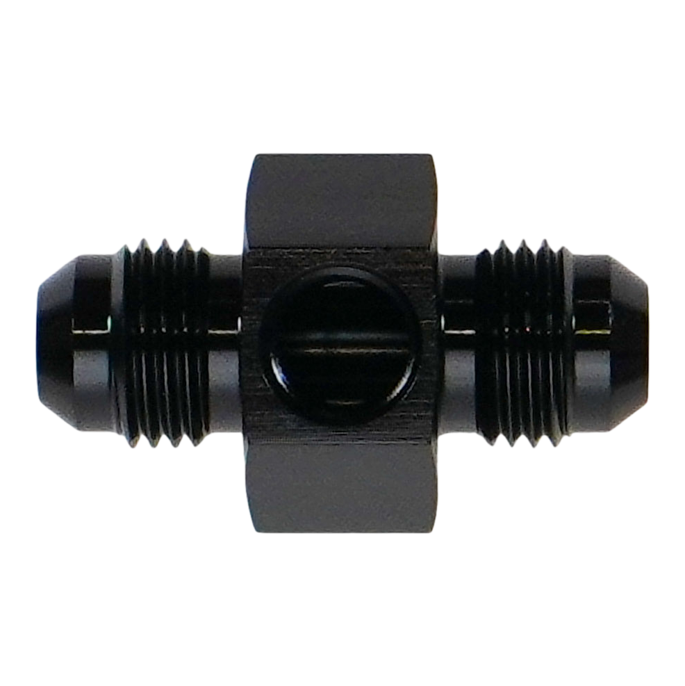 DeatschWerks 6AN Male Flare Gauge Adapter with 1/8in NPT Gauge Port (6-02-0770-B)