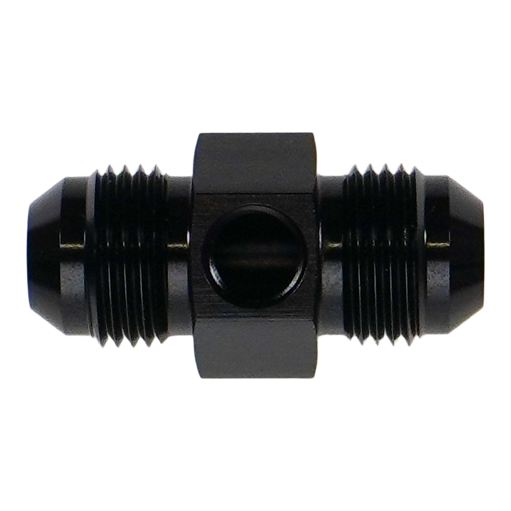 DeatschWerks 8AN Male Flare Gauge Adapter with 1/8in Gauge Port (6-02-0771-B)