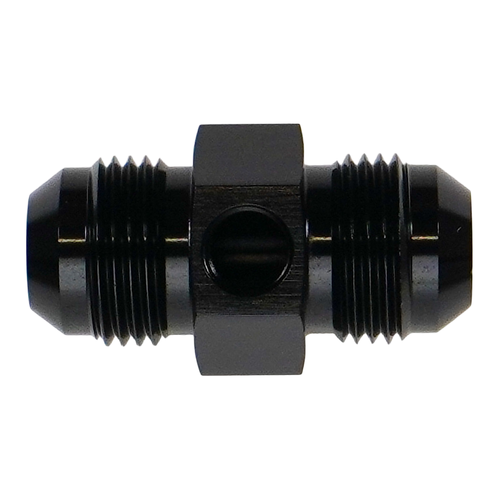 DeatschWerks 10AN Male Flare Gauge Adapter with 1/8in Gauge Port (6-02-0772-B)
