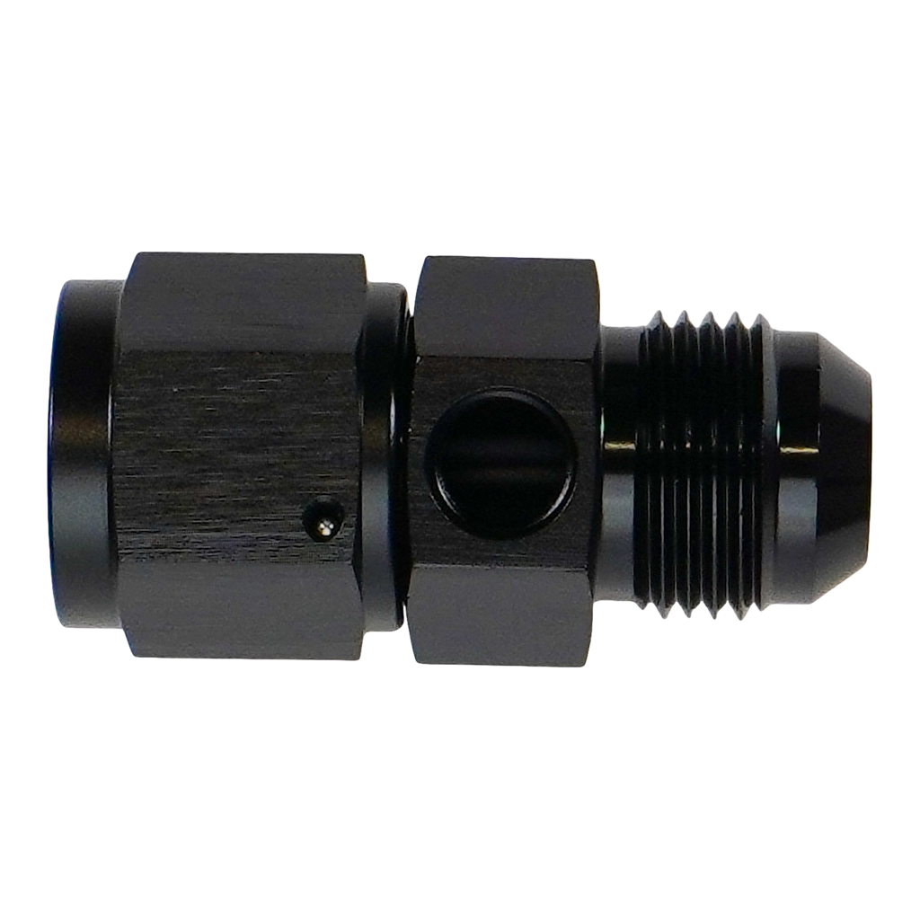 DeatschWerks 10AN Male Flare to Female Flare Swivel with 1/8th NPT (6-02-0775-B)