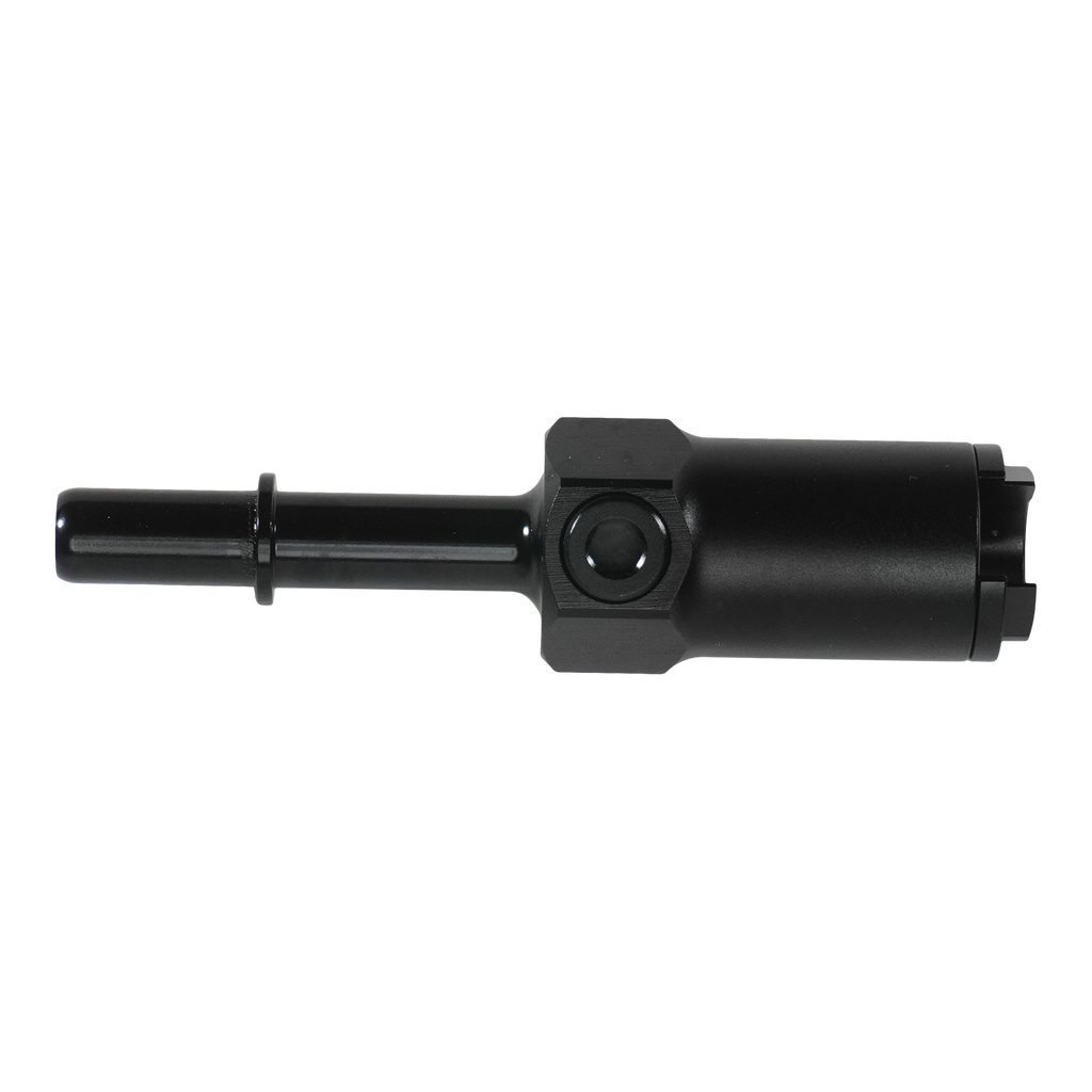 DeatschWerks 3/8in EFI Quick Connect Gauge Adapter 1/8in NPT Gauge Port (6-02-0783-B)