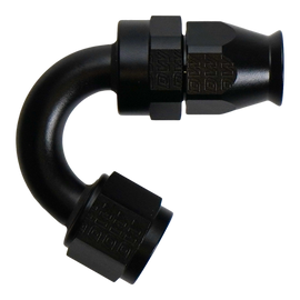 DeatschWerks 8AN Female Flare Swivel (Incl Ferule/Olive) 150-degree Hose End PTFE (6-02-0880-B)
