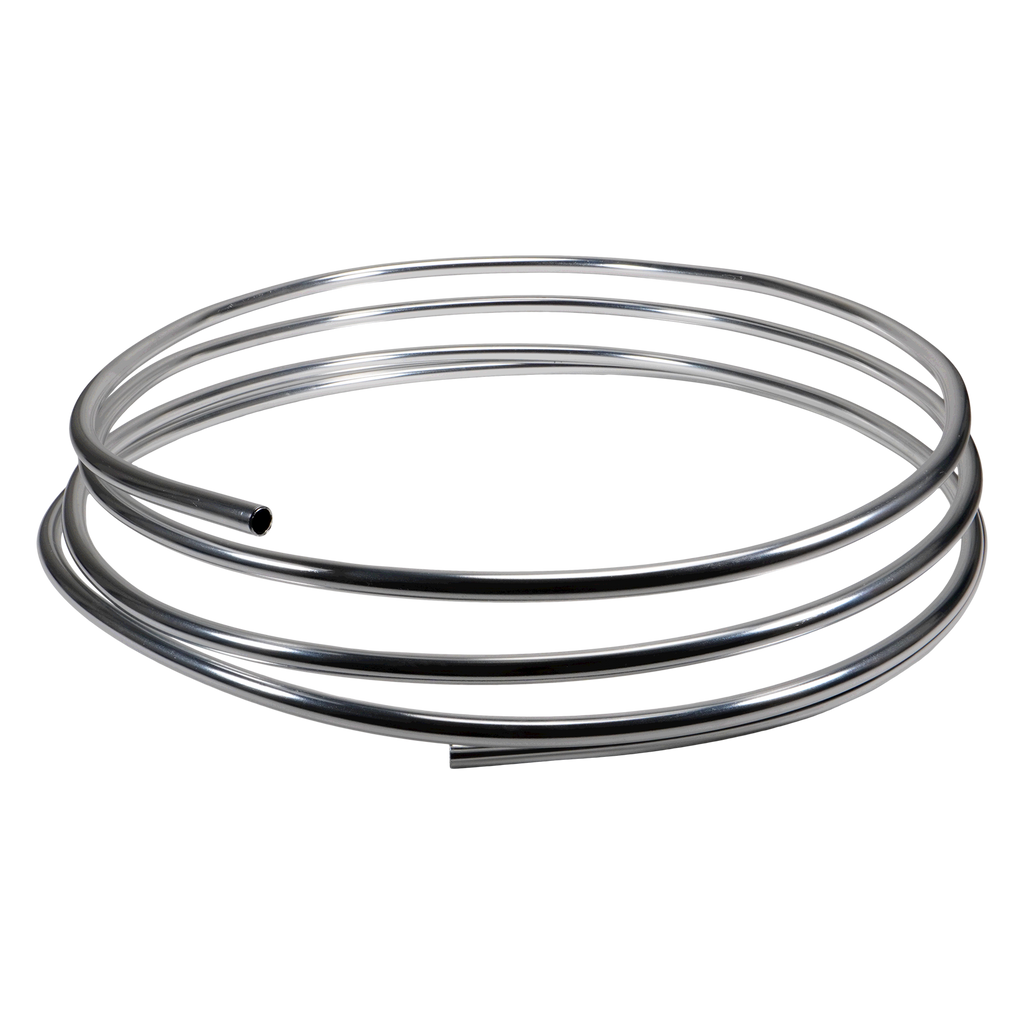 DeatschWerks 6AN Aluminum Hard Tubing 20ft Anodized Clear (6-02-1101-20)