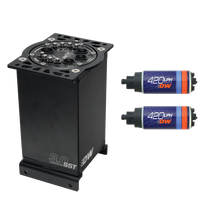 Load image into Gallery viewer, DeatschWerks 3.0L Staged Surge Tank w/ DW420 Fuel Pumps (6-421-30ST)
