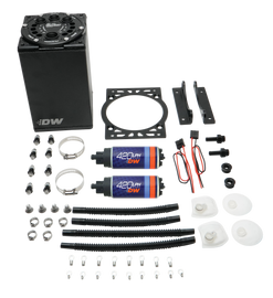 DeatschWerks 3.0L Staged Surge Tank w/ DW420 Fuel Pumps (6-421-30ST)