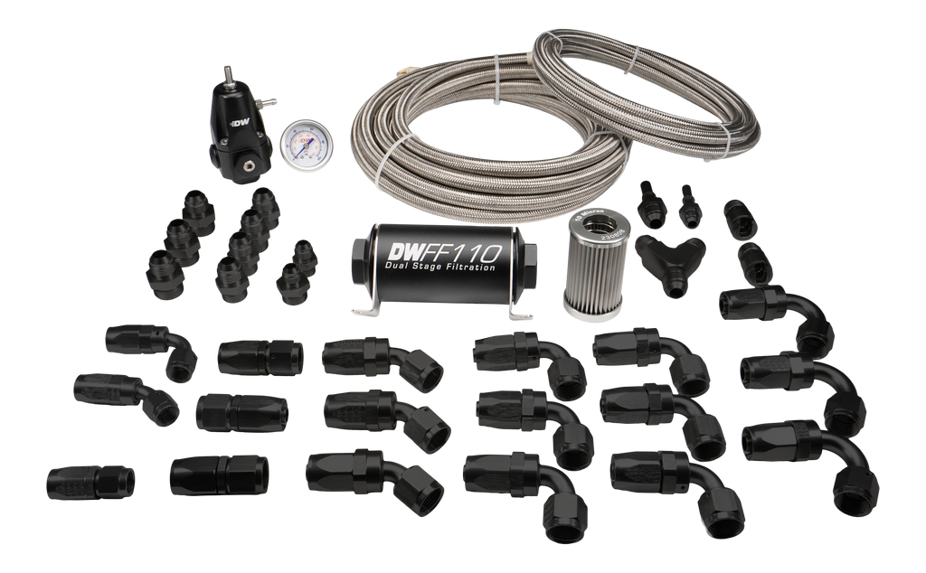 DeatschWerks A90 Supra / BMW M3/M4 Return Plumbing Kit (6-626)