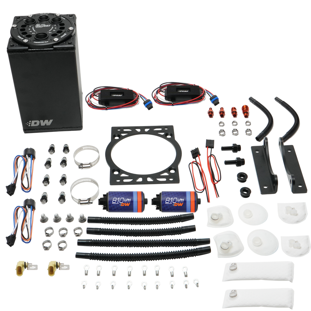 DeatschWerks 3.0L Staged Surge Tank w/ DW810 Fuel Pumps (6-811-30ST)
