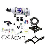 Nitrous Express 4150 Billet Crossbar Stage 6 Nitrous Kit (50-300HP) w/5lb Bottle (60042-05)