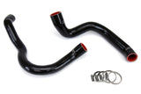 HPS Black Reinforced Silicone Radiator Hose Kit Coolant for Jeep 91 01 Cher (57-1219-BLK)