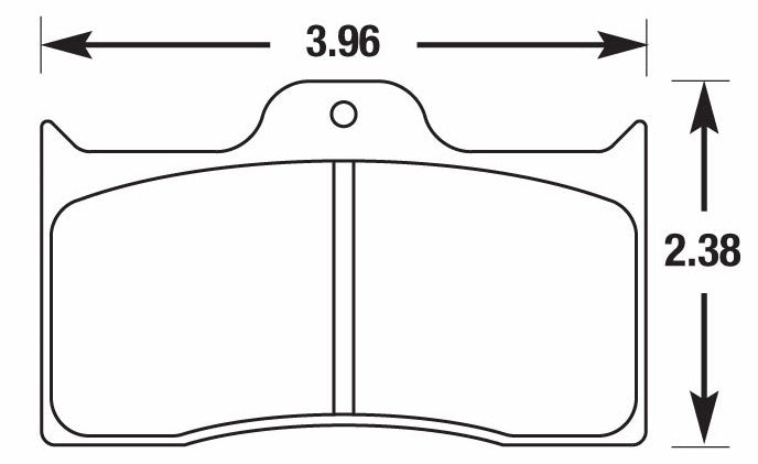 Baer Brakes Replacement Pads for Select Baer S4 Caliper (6070012)