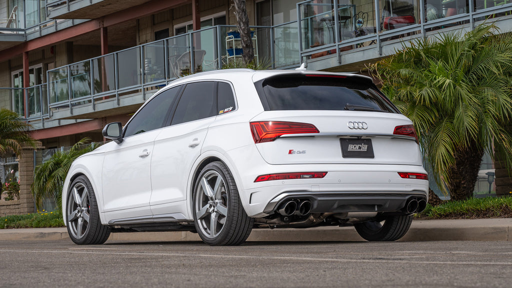 Borla 21-25 Audi SQ5 3.0L-V6 AWD Tip Kit (for 141008) - Black Chrome (60749BC)