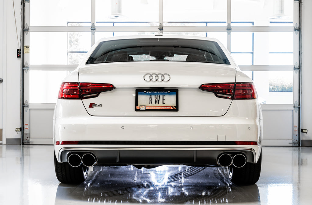 AWE Tuning Audi B9 S5 Sportback SwitchPath Exhaust - Non-Resonated (Silver 102mm Tips) (3025-42042)