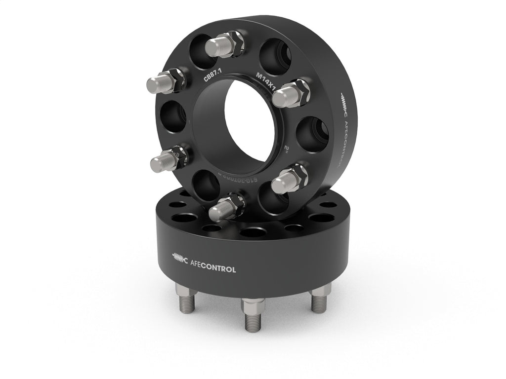 aFe Power CONTROL Wheel Spacers Ford F-150 21-25 6x135mm CB 87.1mm 2 IN Thickness (610-30T002-B)