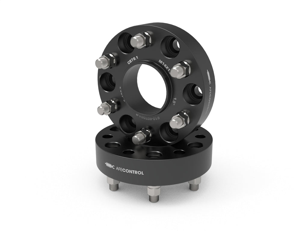 aFe Power CONTROL Wheel Spacers Chevrolet 1500 19-25 6x5.5mm CB 78.1mm 1-1/2 IN Thickness (610-40T001-B)