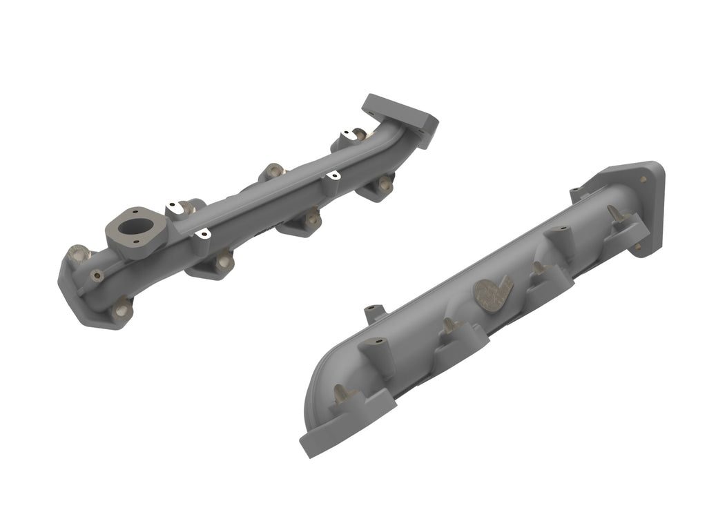 aFe Power BladeRunner Ported Ductile Iron Exhaust Manifold Ford Diesel Trucks 11-14 V8-6.7L (td) (46-40174)