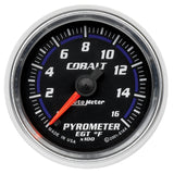 AutoMeter Cobalt 52mm 1600 Deg F Electronic Pyrometer Gauge (6144)