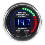 AutoMeter Cobalt 52mm Air/Fuel Ratio Pro Plus Digital w/ Peak and Warning Gauge (6197)