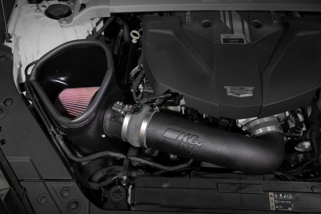 K&N 22-24 Cadillac CT5 6.2L V8 Performance Air Intake System (63-3121)