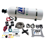 Nitrous Express 4150 Covert Crossbar Plate System, Stage 6 50-300Hp (15# Bottle) (63541-15)