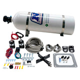 Nitrous Express 4500 Covert Crossbar Plate System, Stage 6 50-300Hp (15# Bottle) (63071-15)