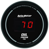 AutoMeter Black 0-100 psi Digital Oil Pressure Gauge (6327)