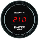 AutoMeter Black 0-300 F Digital Water Temp Gauge (6337)