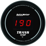 AutoMeter Z Series 52mm Black Digital 0-300 Deg F Transmission Temperature Gauge (6349)