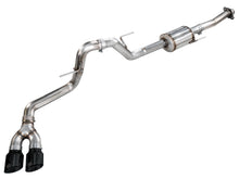 Load image into Gallery viewer, AWE Tuning 21-25 Ford F150 (14th Gen Reg Cab) Cat-Back Exhaust - 4.5in Dual Side Exit Diamond Black Tips (3015-33145)
