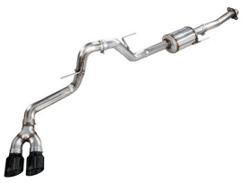 AWE Tuning 21-25 Ford F150 (14th Gen Reg Cab) Cat-Back Exhaust - 4.5in Dual Side Exit Diamond Black Tips (3015-33145)