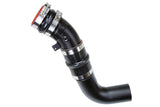 HPS Black Intercooler Charge Pipe with Silicone Boots Cold Side 17 120WB fo (17-120WB)