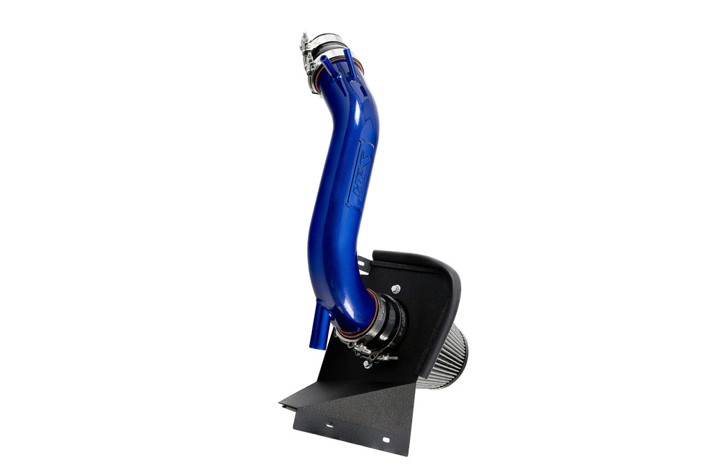 HPS Performance Air Intake Kit With Heat Shield Blue (827-721BL)