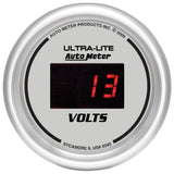 AutoMeter Ultra-Lite 2-1/16in 8-18 Volts Digital Voltmeter (6593)