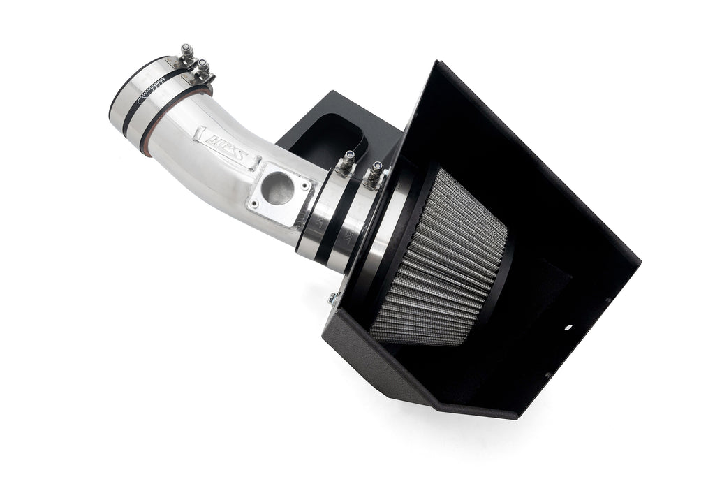 HPS Performance Air Intake Kit With Heat Shield Polished (827-728P)