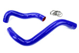 HPS Blue Reinforced Silicone Radiator Hose Kit Coolant for Ford 99 01 F250 (57-1074-BLUE)