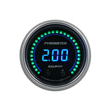 AutoMeter 52.4mm Black Two Channel 0-2000 Degree Pyrometer (EGT) Cobalt Elite Digital Gauge (6744-CB)