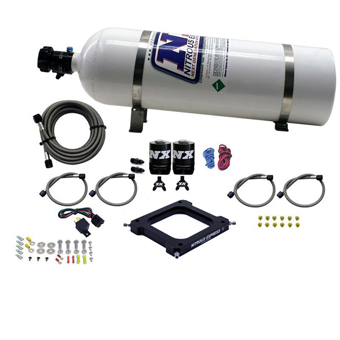 Nitrous Express 4500 Assassin Plate System, Pro Power Alcohol, 100-500hp (15# Bottle) (67575-15)