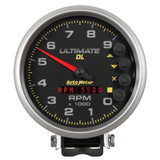 AutoMeter 5 inch Ultimate DL Playback Tachometer 9000 RPM - Black (6896)