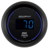 AutoMeter Cobalt Digital 52.4mm Black 0-100psi Oil Pressure Gauge (6927)