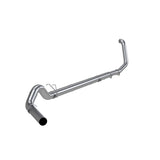 MBRP Exhaust 5in. Turbo Back Single Side Exit No Muffler AL (S62220PLM)