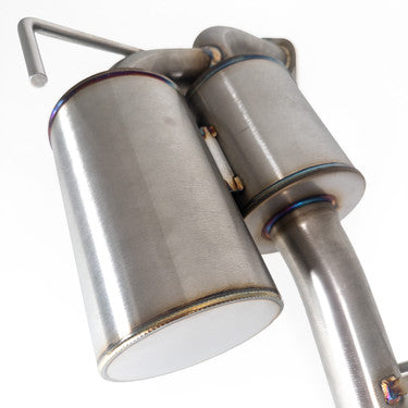 Nameless Performance Axleback Exhaust - 2020-2025 Outback 2.5L - Dual Chamber (SUAB20OB25-5MU-DC)