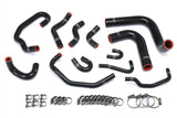 HPS Reinforced Black Silicone Radiator + Heater Hose Kit Coolant for Toyota (57-1654-BLK)