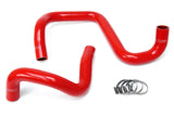 HPS Red Reinforced Silicone Radiator Hose Kit Coolant for Jeep 12 17 Wrangl (57-1285R-RED)