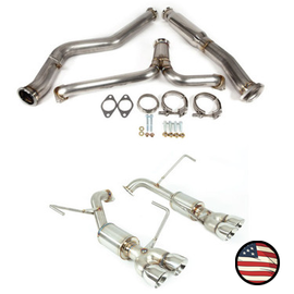 Nameless Performance Catback Exhaust - 2015-2021 WRX / 2015-2018 STi - 4
