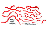 HPS Red Reinforced Silicone Radiator Heater Coolant Hose Kit for Honda 16 1 (57-1607-RED)