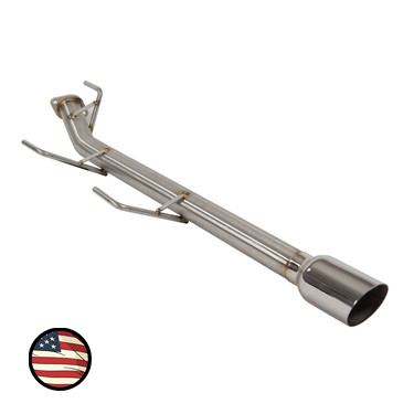 Nameless Performance Axleback Exhaust - 2017-2023 Nissan Sentra SR Turbo - Muffler Delete (NSAB17SRT-0MU-40SWS)