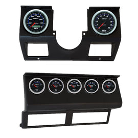 AutoMeter Cobalt Direct Fit Dash Kit 87-96 Jeep Wrangler YJ (Tach/MPH/FL/OilP/WTMP/VLT/TRNS) (7040-05)